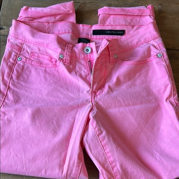 Calvin Klein Denim - Calvin Klein Pink Skinny Jeans Fashion-Forward Denim